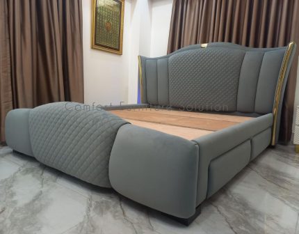 Designer Tufted Bed with Storage Drawer | DTBS_01 King Size